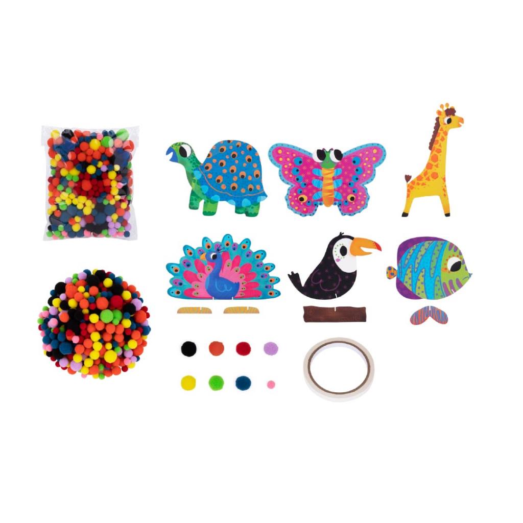 Pom-Pom Animal Craft Kit